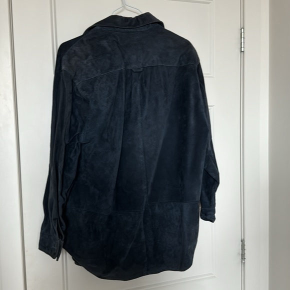 Suede versized jacket - Picture 2 of 3